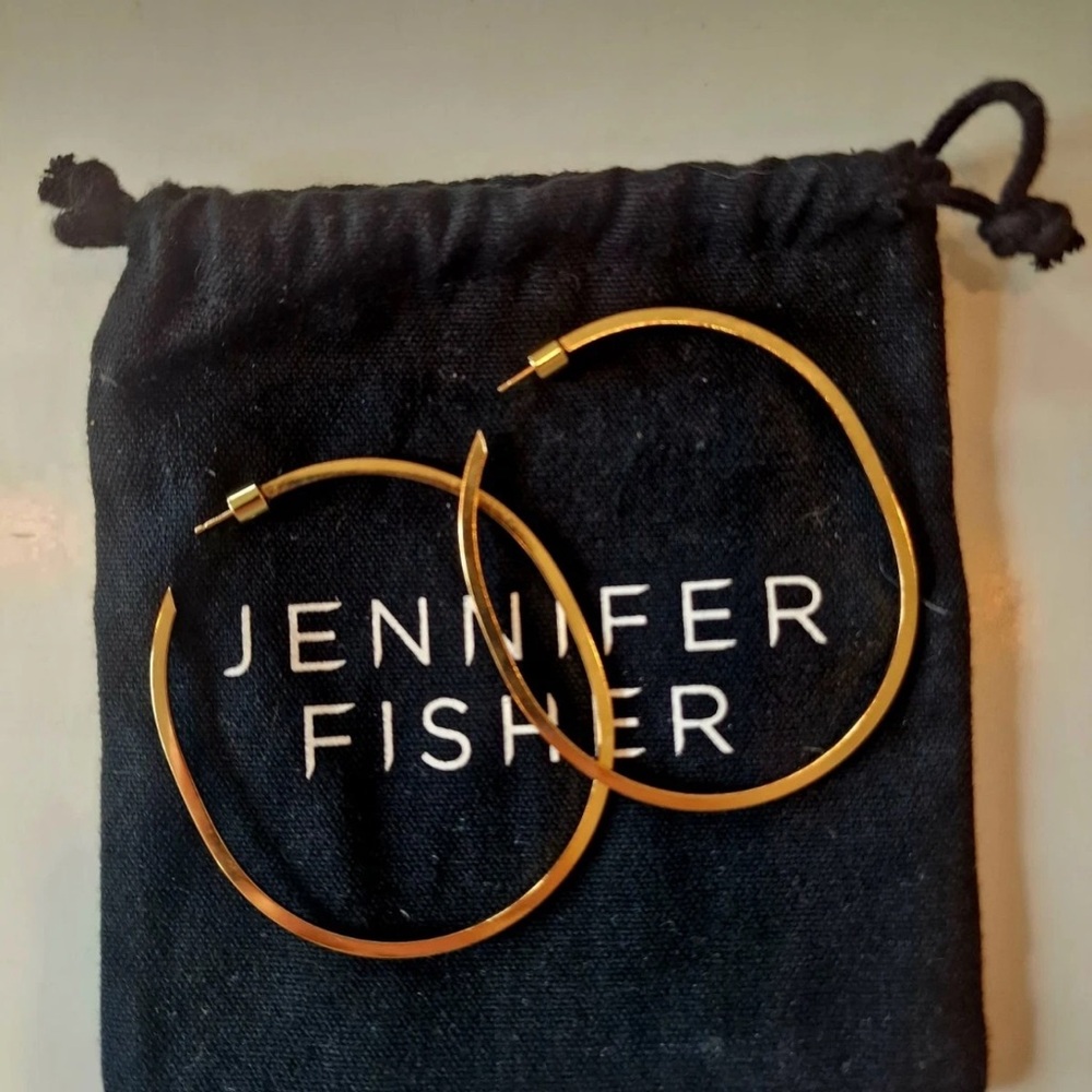 Jennifer Fisher Gold Statement Earrings 🎄🎅🏼